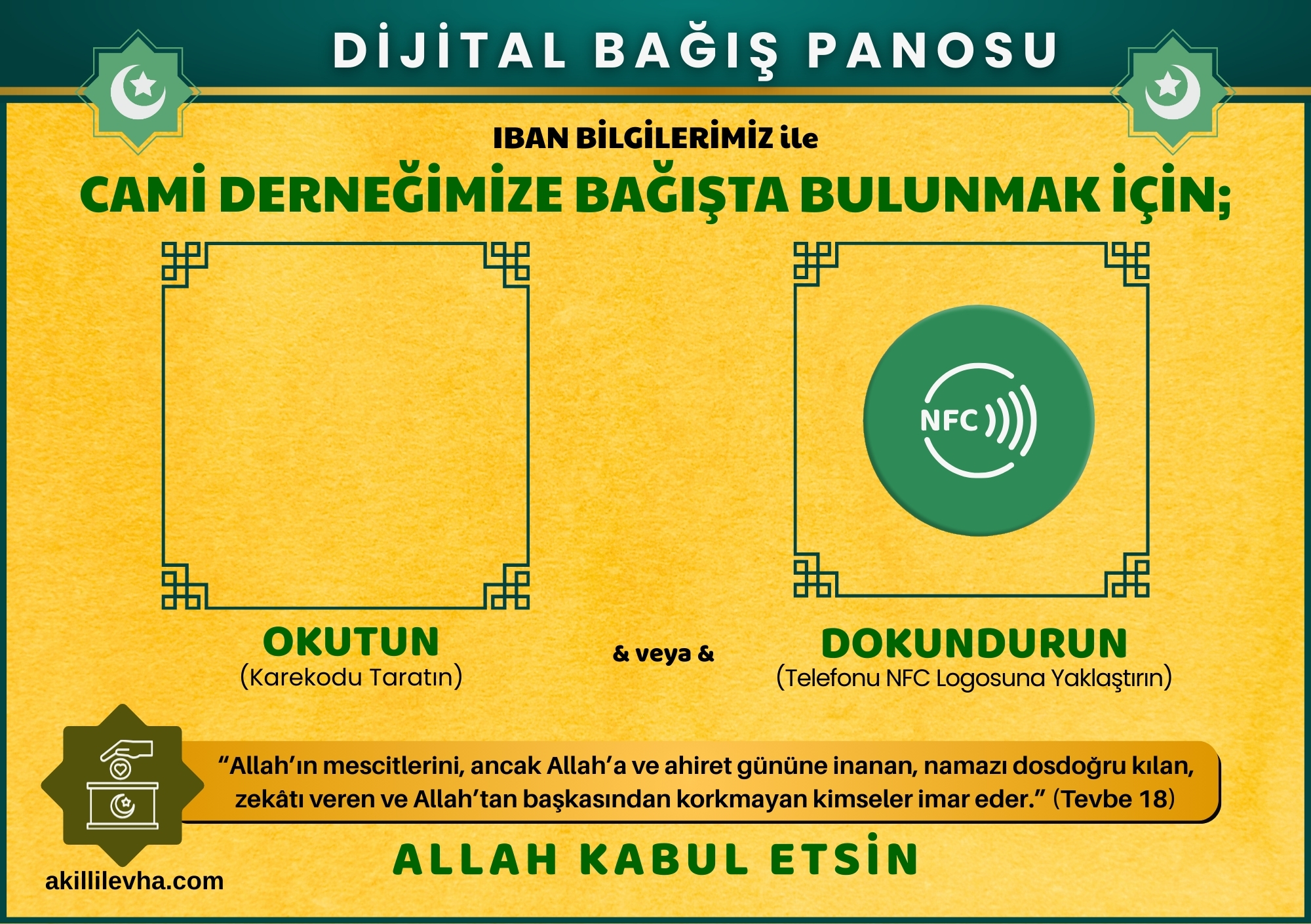 Dijital Bağış Levhası